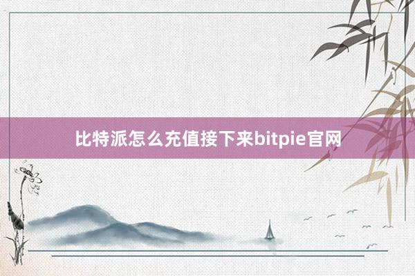 比特派怎么充值接下来bitpie官网