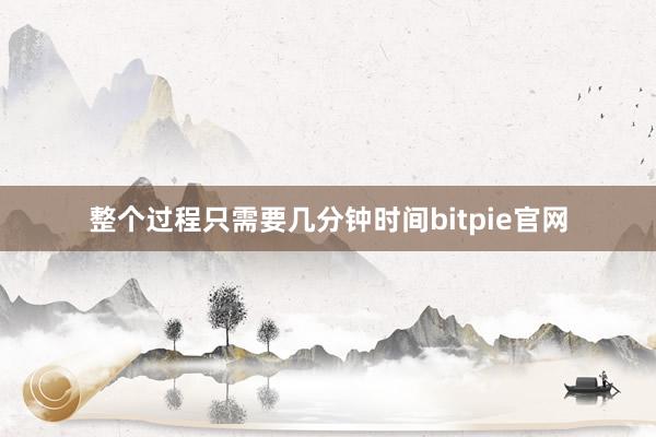 整个过程只需要几分钟时间bitpie官网