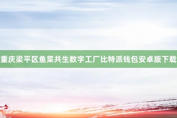 重庆梁平区鱼菜共生数字工厂比特派钱包安卓版下载